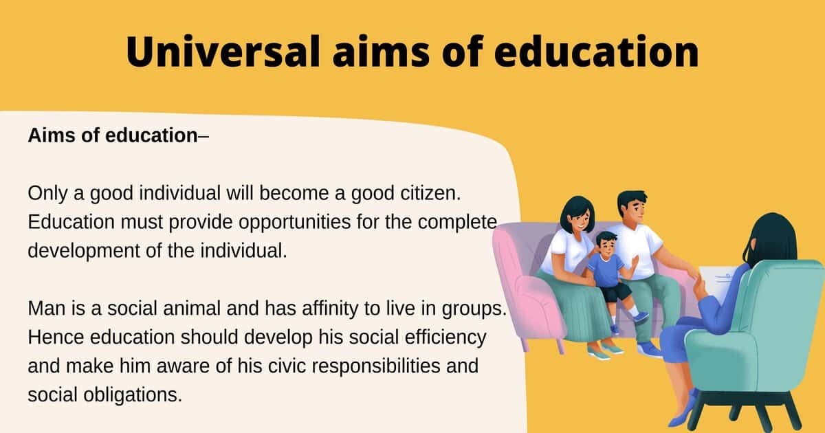 Aims And Objectives Of Education