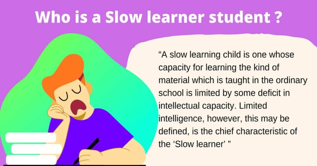 case study of any exceptional child slow learner