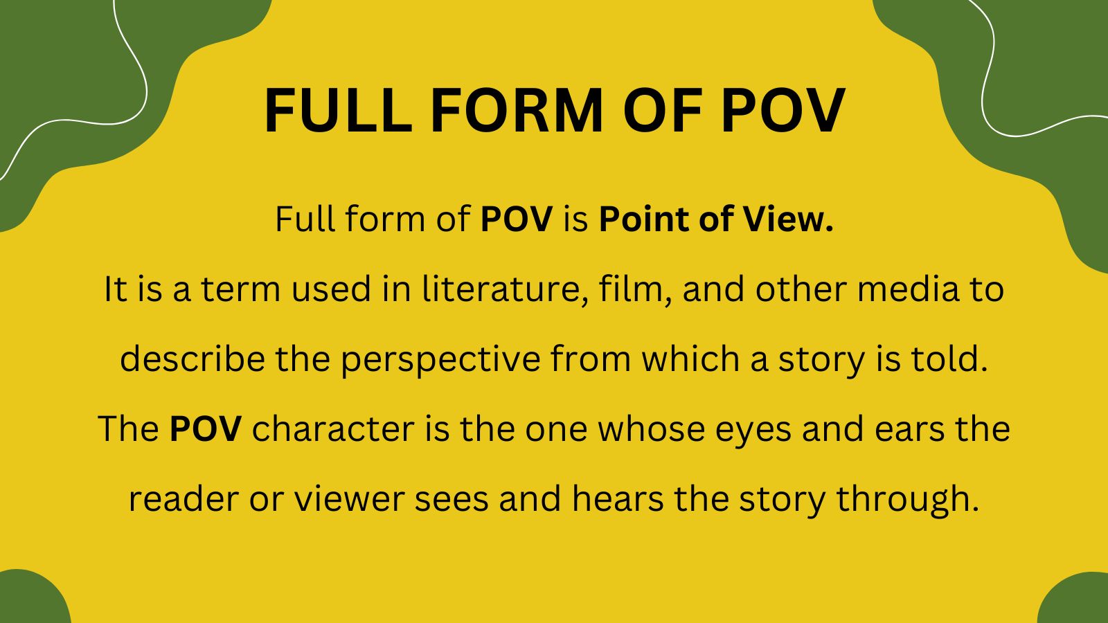 POV Full Form What is POV Full Form and How to Use It 