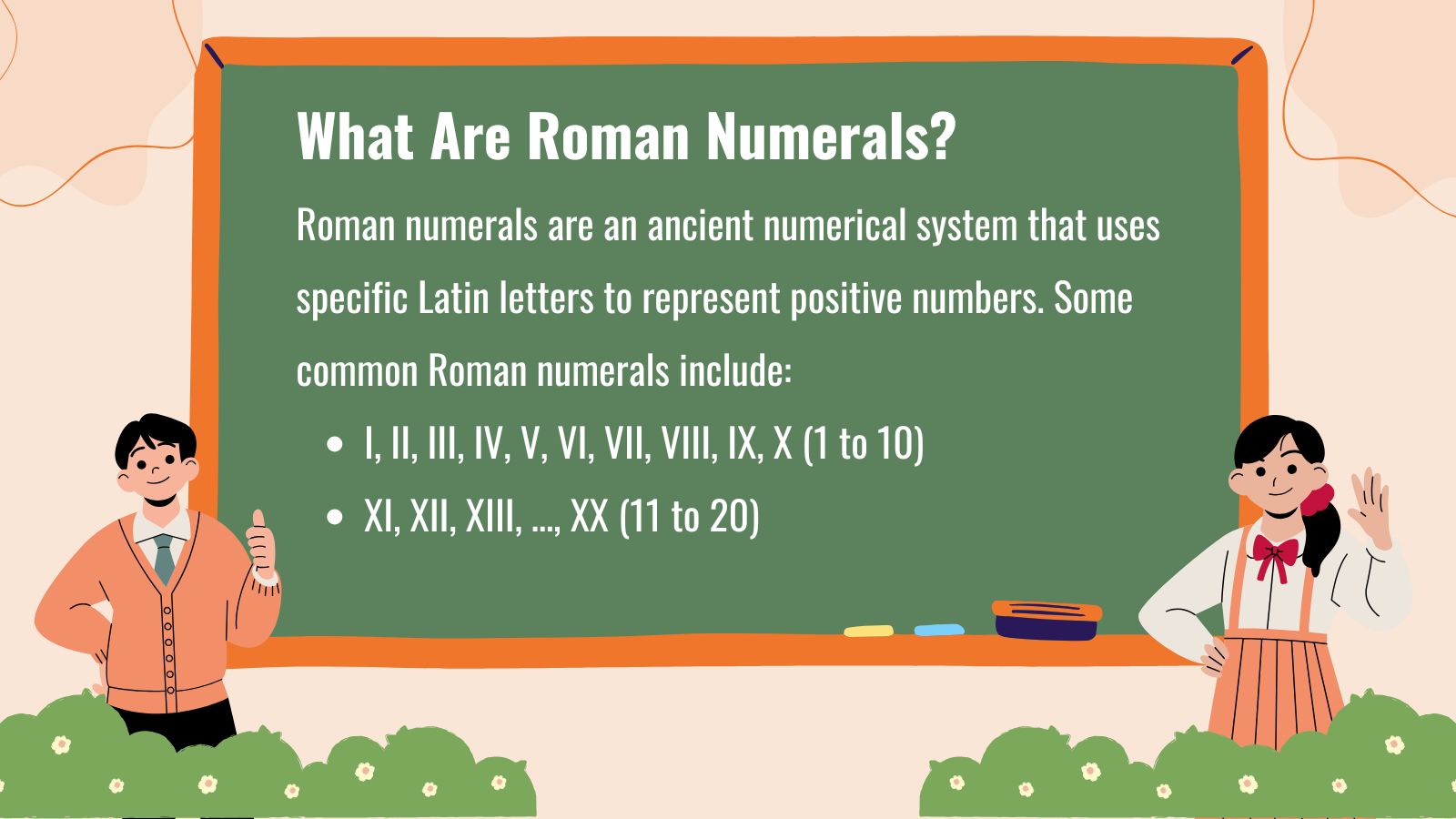 What is Roman Numerals system?